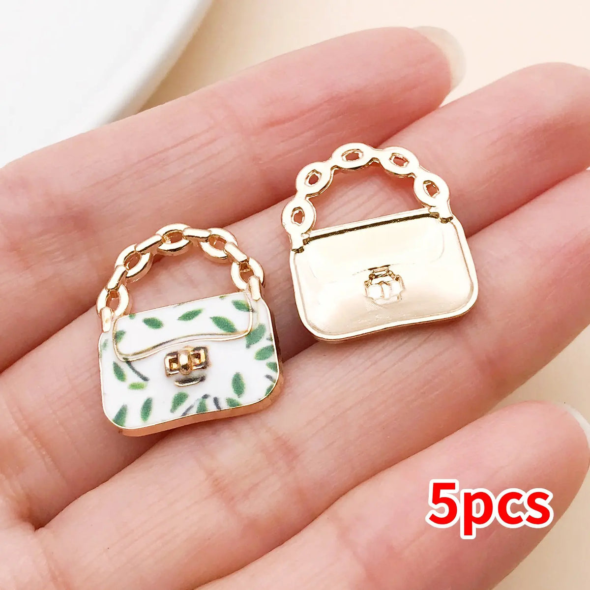 Colorful Enamel Handbag Charms for Jewelry Making