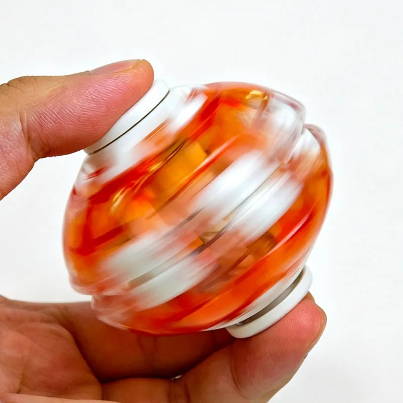 Press-to-Spin Fidget Toy for Stress Relief & Focus