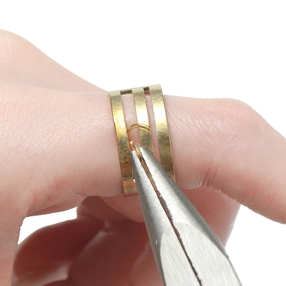 DIY Jewelry Making Kit with Jump Rings, Clasps, and Tools