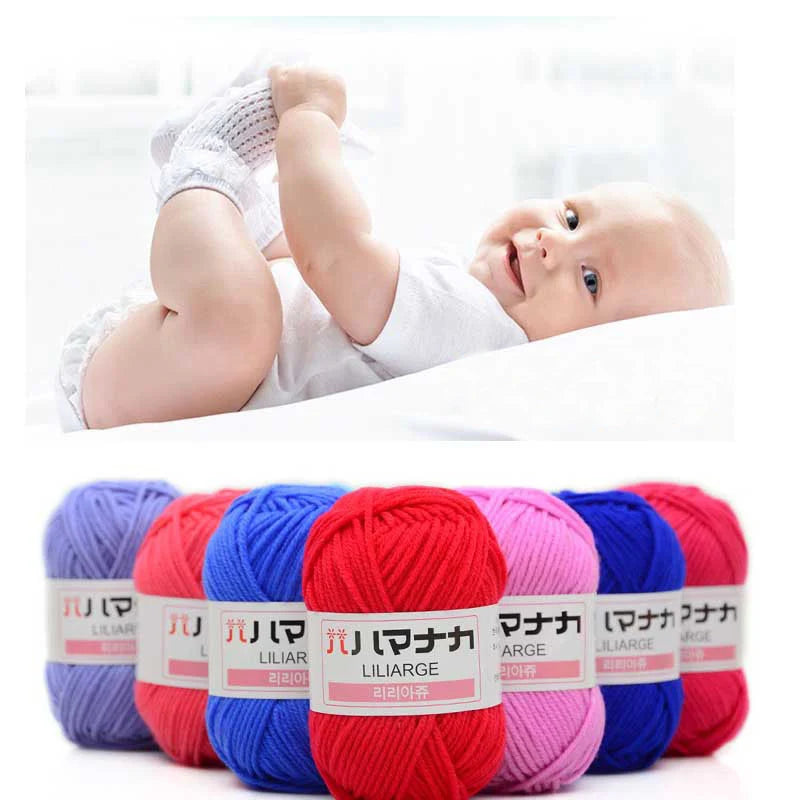 Milk Cotton Chenille Yarn for Soft Baby Knitting & Crochet
