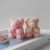 3D Bear Hug Rose Silicone Mold for DIY Crafts