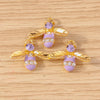 Gold Enamel Honeybee Charms for Jewelry Making (Set of 10)