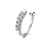 Adjustable Hypoallergenic Fake Nose Ring in Silver or Gold