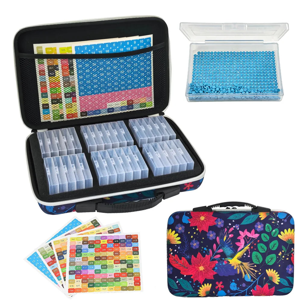 Diamond Painting Storage Trays with Lids (32 or 64 Grids)