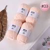 Soft Milk Cotton Yarn Value Pack - 4 Balls for Knitting & Crochet
