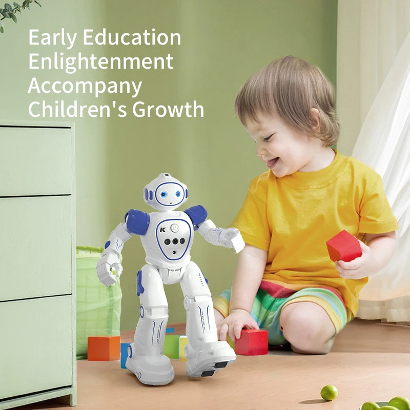 Interactive Dancing Robot with Remote Control and Gesture Sensing