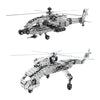 Metal 3D Aircraft Model Building Kit with Screw Assembly