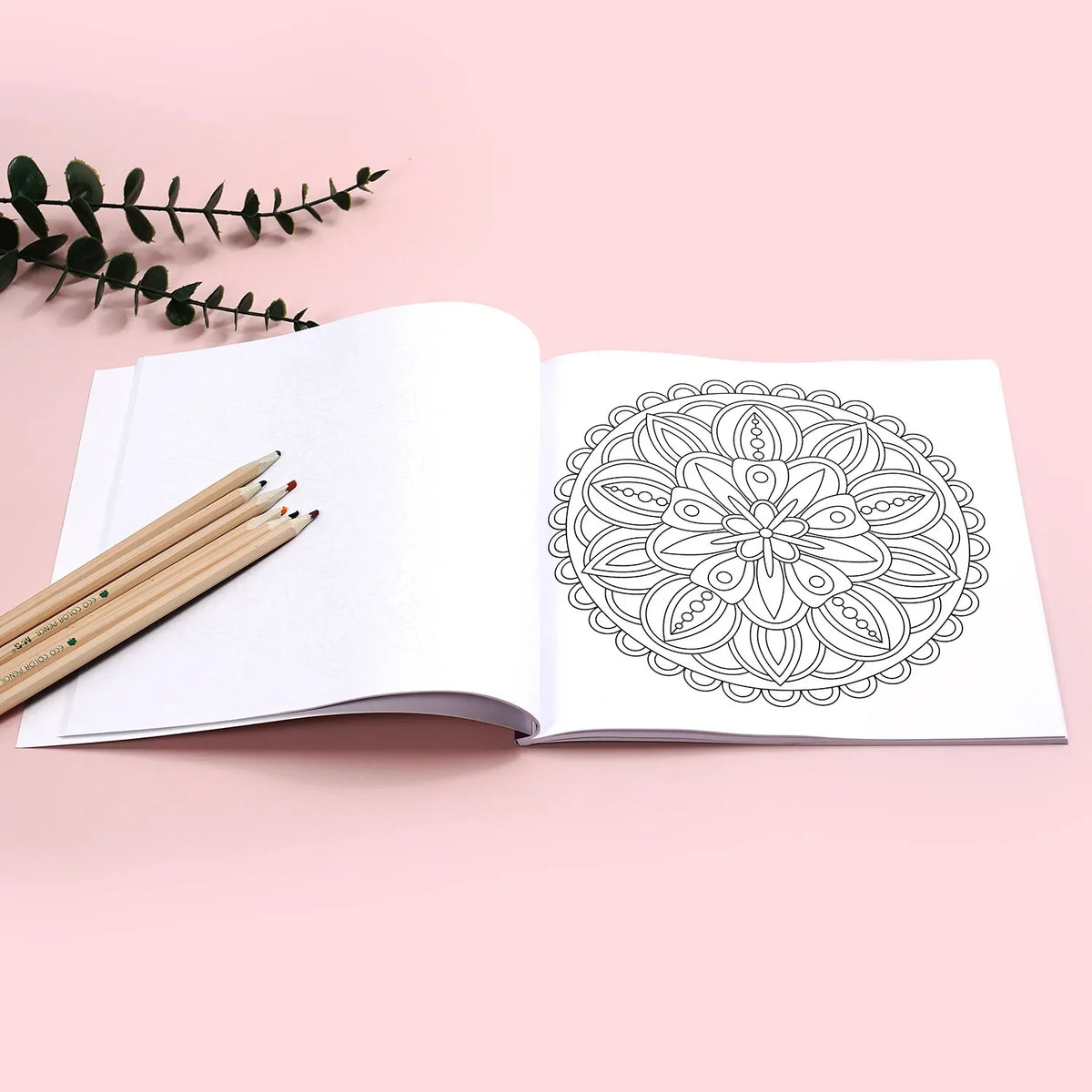 Adult Mandala Coloring Book – 32 Stress-Relief Designs