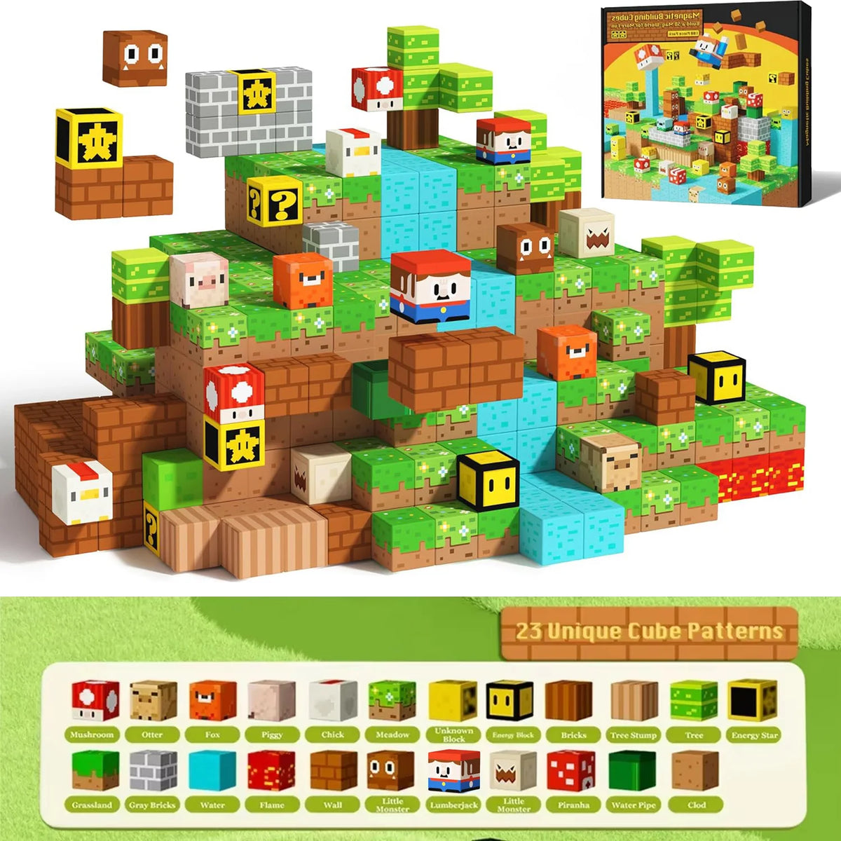 Magnetic Building Blocks Set for Kids – STEM Learning Toy