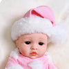 Lifelike 12-Inch Reborn Baby Doll with Outfit – Soft Vinyl, Huggable & Cute