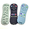 Silicone Baby Teether Remote Control with Anti-Eating Glove