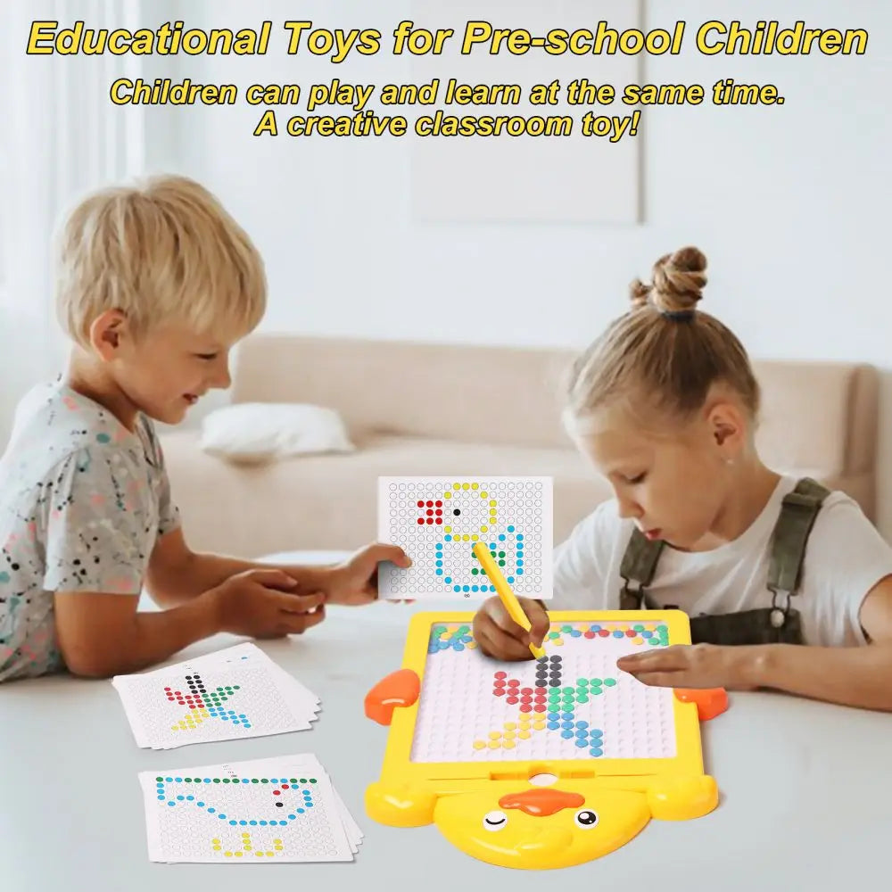Magnetic Drawing Board for Kids – Reusable Doodle Pad with Chunky Pen