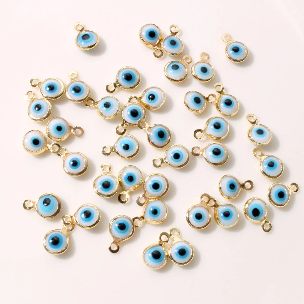 Evil Eye Charm Beads for DIY Jewelry Making