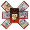 A spread of Tarot cards from the Sexual Magic deck featuring various illustrations and card numbers.