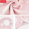 Soft Cotton Waterproof Baby Bibs (3-Pack, U-Shaped Design)