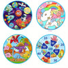 A colorful dart board set featuring various colored sticky balls and targets for children.