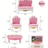 Mini Dollhouse Furniture Set – Bedroom & Kitchen Playset for Kids
