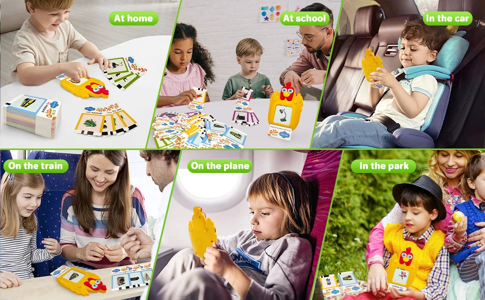 Bilingual Talking Flash Cards for Toddlers – English & Spanish Learning Toy with 224 Sight Words