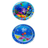 Inflatable Tummy Time Water Play Mat with Floating Fish