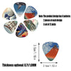 Japanese Culture Themed Guitar Picks Set (12-Pack)