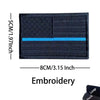 Reflective American Flag Tactical Patch with Glow-in-the-Dark Detail
