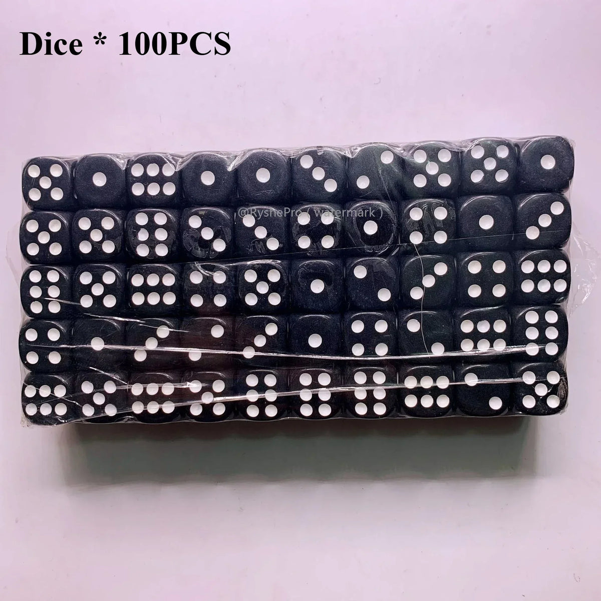 Acrylic Dice Set – 100 Colorful 14mm Dice for Games, Parties & Learning
