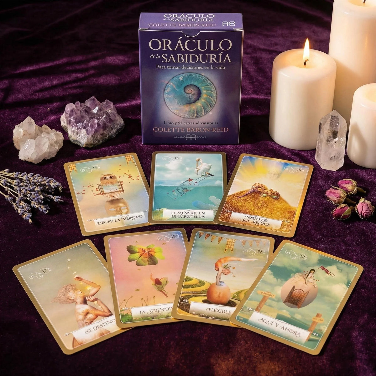 Wisdom of the Oracle Pocket Divination Cards – 52-Card Spanish Oracle Deck