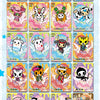 A collection of colorful collectible cards featuring unicorn and magical themes.