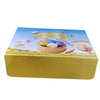 A box of squishy dumplings stress balls with a steamer basket and age recommendation for 3 plus
