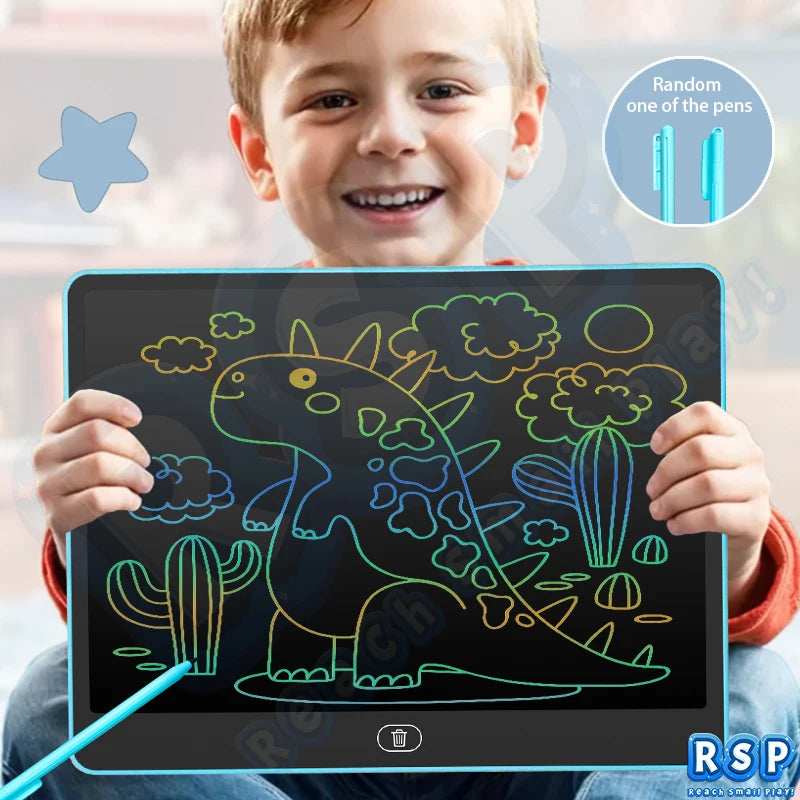 LCD Writing Tablet for Kids – 13/16 Inch Color Doodle Board