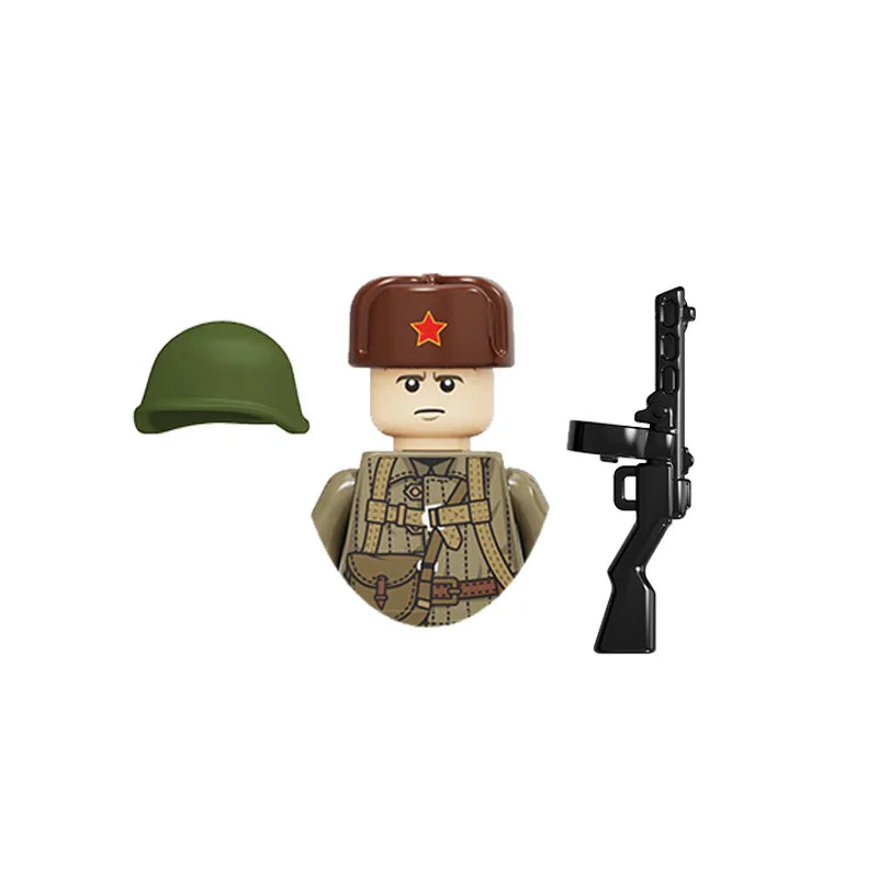 Mini Military Soldier Building Block Figures - Camouflage Airman Sets