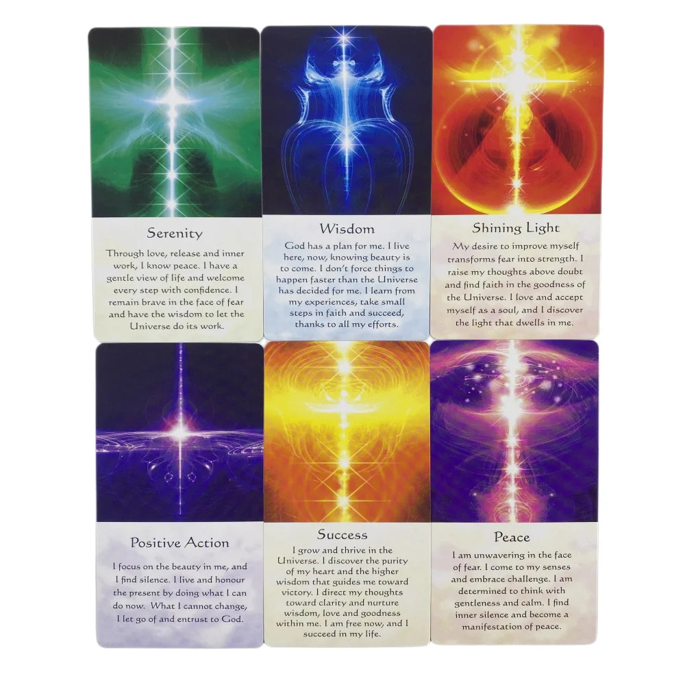 Healing Energy Oracle Cards – 54-Card English Divination Deck
