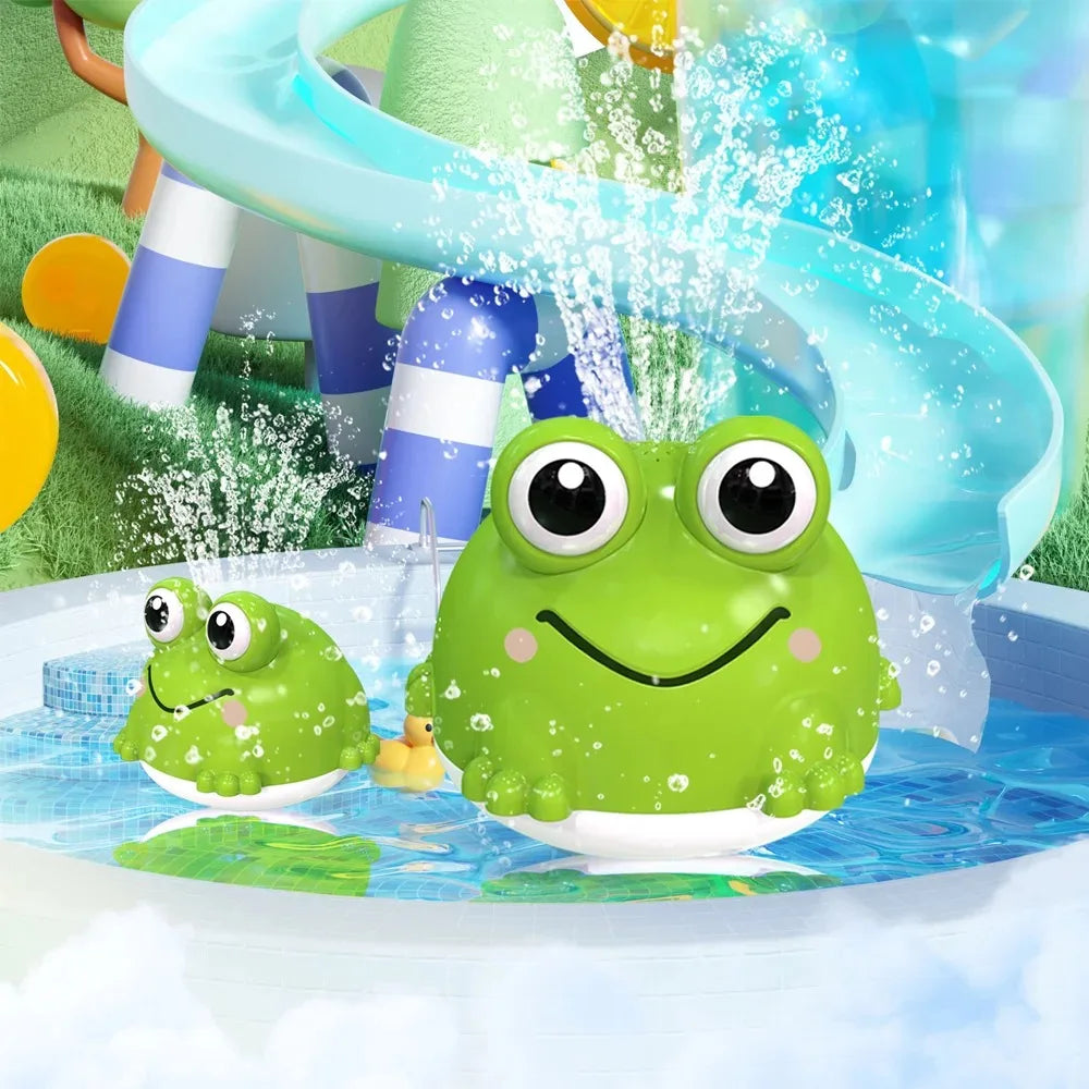 Automatic Spraying Bath Toys - Smart Sensor Whale & Frog Water Play for Kids
