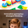 Geometric Shape Sorting Blocks Set for Toddlers