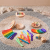 Wooden Shape & Color Sorting Toy for Toddlers