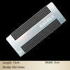 Stainless steel cross ruler with 432 holes for diamond painting, measuring 13cm by 5cm.