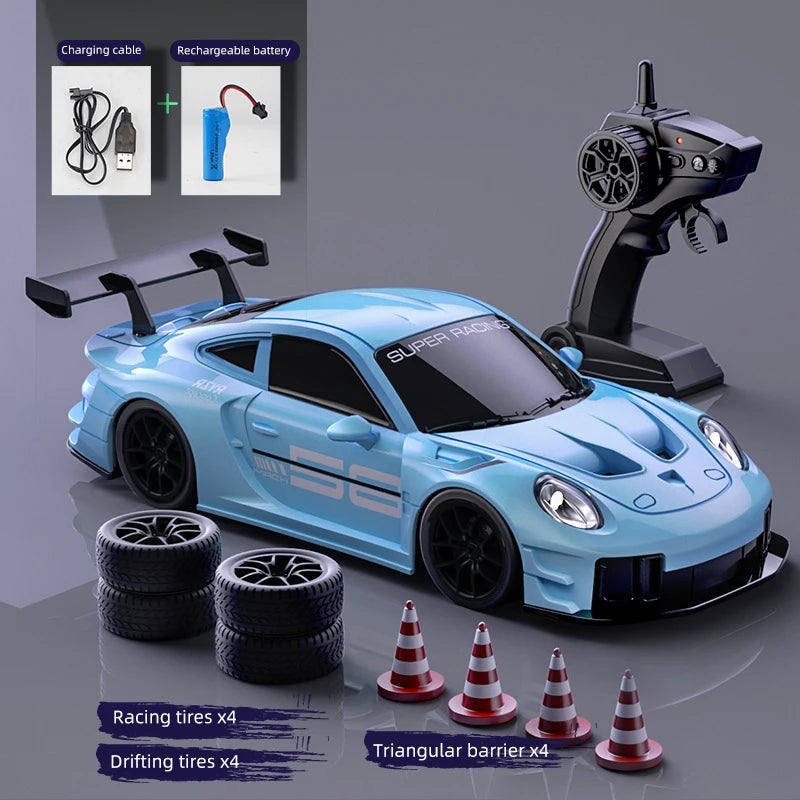 4WD High-Speed RC Drift Truck with LED Lights