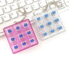 Mini Mechanical Keyboard Fidget Keychain with Clicking Keys