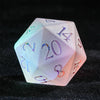 Premium 7-Piece Frosted Gemstone Polyhedral Dice Set for Tabletop RPGs