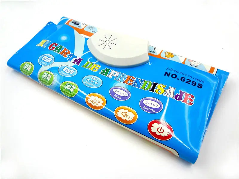 Bilingual English-Spanish Interactive Learning Poster for Toddlers