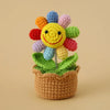 Handmade Crochet Sunflower in Pot