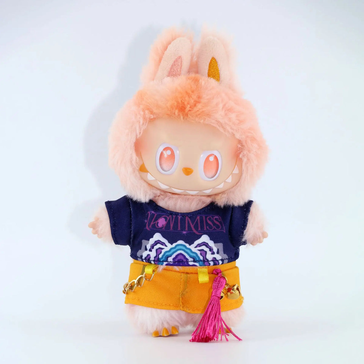 Cute Leather Outfit Set for 15/17cm Labubu Dolls