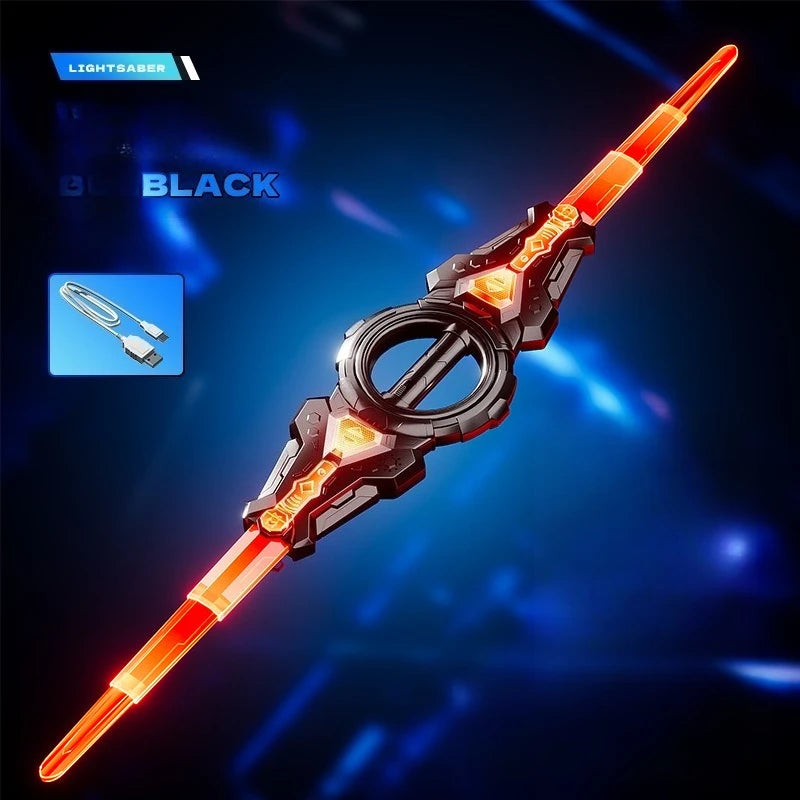 Retractable Double-Ended LED Glow Sword Toy