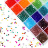 Faceted Glass Crystal Rondelle Bead Kit for Jewelry Making