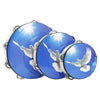 Blue Sky Peace Dove Double Decker Tambourine Set