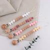 Personalized Baby Pacifier Clip with Silicone Beads