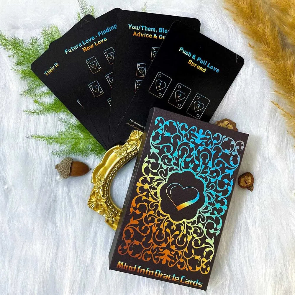 Mind Info Oracle Card Deck – 48 Spiritual Guidance Cards for Clarity and Intuition