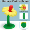 Flower-Shaped Silicone Baby Teether with Stand