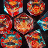 Liquid Core Resin Dice Set – 7 Polyhedral Dice for DND & RPG