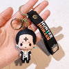 Hunter x Hunter anime character resin keychain featuring a male character with dark hair and facial markings